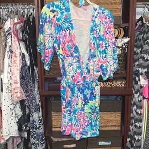 Lilly Pulitzer neon romper